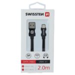 Καλώδιο USB AM*/ TYPE C 2M SWISSTEN Μαύρο SW71521301