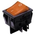 Διακόπτης Κούνιας Φαρδύς με Λαμπάκι 4P 220V 16A PS8C-5