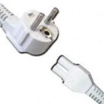 Καλώδιο Τροφοδοσίας Κομπιούτερ Ευθεία Με Αυλάκι