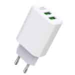Φορτιστής USB 220V/5.0V/2,4A 2 Θύρες XO L85C