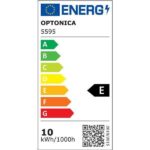Φωτιστικό Led T5 88.5cm 9.6W/220V Με Διακόπτη Φυσικό Λευκό