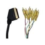 Καλώδιο Scart/6RCA Gold 1.5μ