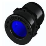 Βάση Αναπτήρα Αυτοκινήτου Με Μπλέ Φώς LED 12V