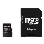Κάρτα Μνήμης Philips MicroSD+AD CLASS 10 U1 64 GB