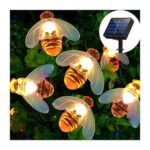 Ηλιακό Φωτιστικό Κήπου Πλαστικό Ανθεκτικό AB-TY147-1 20 Λαμπάκια LED 5μ Θερμό Λευκό