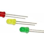 Led Θαμπά Κίτρινα 8MM