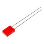 Led Παραλληλόγραμμο Κόκκινο 2x5 mm