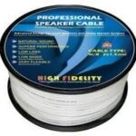 Καλώδιο Πλακέ Άσπρο Mαύρο 2X0.35MM SP35W