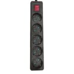 Πολύπριζο 5 Σούκο Καλώδιο 3x1.5mm 1.5Μ Με Διακόπτη