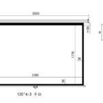 Οθόνη/Πανί Βιντεοπροβολέα MNS-120/4:3