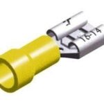 Aκροδέκτες Θηλυκοί Μεγάλοι Μόνωση Fast Κίτρινοι 6.4 F5-6.4V/8