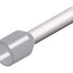 Aκροδέκτες Terminal Σωληνωτά Λευκοί Ε0508 0.5mm D=1.3mm