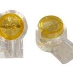 Aκροδέκτες Τηλεφώνου Γρήγορης Σύνδεσης Τερματικοί 7UY Kίτρινοι