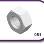 Πλαστικά Παξιμάδια Κ-1 Μ3x5.5x2.4mm