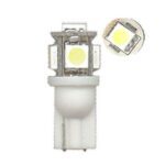 SMD Led Aυτοκινήτου Διαμορφωμένη Βάση T10/4+1L 4500K