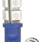 SMD Led Aυτοκινήτου Διαμορφωμένη Βάση Τ10/8+1L Blue