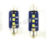 SMD Led Πλαφονιέρας Σωληνωτό 39mm/12V CANBUS 3 LED