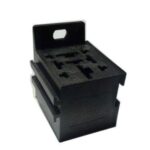 Βάσεις Ρελέ Αυτοκινήτου 40Α Τετράγωνη 5 Ποδών με Στήριξη