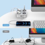 Πολύπριζο TESSAN 7 IN 1 4xSCHUKO 2xUSB 1xTYPE-C 2M Καλώδιο