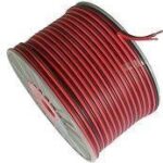 Καλώδιο Πλακέ Κόκκινο Μαύρο 2Χ2ΜΜ