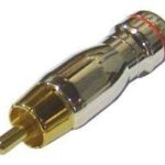 RCA Αρσενικό Επίχρυσο ID 6mm RP1200C/R
