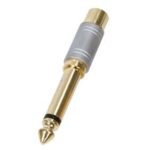 Adaptor 6.3M.M*/RCA F* Επίχρυσος PAC907T