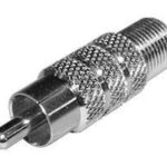 Adaptor RCA Αρσενικό σε F Type Θυλικό V8203