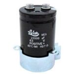 Πυκνωτές Ηλεκτρολυτικοί Υψηλών Ρευμάτων Με Κολάρο 22000μF/63V 85°C 51X83 MEA LELON