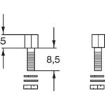 Βίδες Ζεύγος για Καπάκια D Connectors SV U