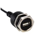 Connector USB A F* Σασί γιά Τροφοδοσία 5V CC091