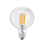 Λάμπα LED FILAMENT G125 ΣΦΑΙΡΙΚΗ 7,2W 1521LM Ε27 4000K CLEAR