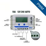 Ρυθμιστής Φόρτισης 12-24VDC 30A LS3024EU PWM