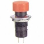 Διακόπτης Πατητός Φ12x35 2 Πόδια Στρογγυλός ΡΒ301Α