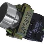 Μπουτόν Πατητό Φ22 2 Πόδια Μαύρο N/C+N/O BA25 XND