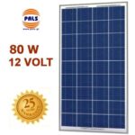 Ηλιακός Συλλέκτης Πολυκρυσταλλικός 80Wp 12V 910x670x35mm