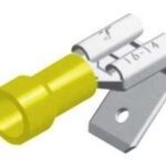 Aκροδέκτες Συρταρωτοί Μ*/F* F.Κίτρινοι 0.8-6.35PB5-6.4V/8 MF5-7A