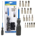 Σετ Χειρολαβή με Μύτες 20Τεμ KINZO-79361