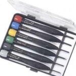 Σετ Κατσαβίδι Ωρολογοποιού Πλαστικά Μαύρα 6Τ 8PK-2061