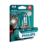 Λάμπες Ηalogen Aυτοκινήτου H4+130% 12V 55/60W MOTO PHILIPS *** X-TREME VISION