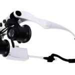 Μεγενθυτικός Φακός Κεφαλής 9892GJ 10x, 15x, 20x, 25x με Led σε Σκελετό Γυαλιών