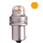 Λάμπα Φουντούκι Μονοπολική Παράκεντρη LED 21W 12V ΠορτοκαλίΙ CANBUS Ζευγάρι