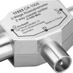 Spliter Τηλεόρασης 1M*/2F* Μεταλλικό