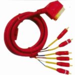 Καλώδιο Scart/6RCA Blister Gold 1.5μ