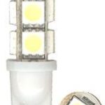 SMD Led Aυτοκινήτου Διαμορφωμένη Βάση T10/8+1L Λευκό