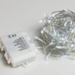 Χριστουγεννιάτικα Λαμπάκια 100LED 8 Προγράμματα Και Χρονοδιακόπτη Ψυχρό Λευκό Διάφανο Καλώδιο