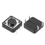 Μπουτόν Τact (12x12x6mm) 4P Oριζόντιο 4MM