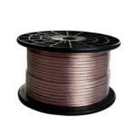 Καλώδιο Πλακέ Επίχρυσο Διαφανές 2Χ1.5mm