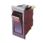 Διακόπτης Κούνιας Πλακέ Με Ενδεικτικό LED Κόκκινο 12V 20A