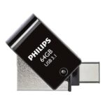USB Stick 64GB Philips 2-in-1 64GB USB-A & USB-C 3.1 Black