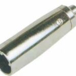 Adaptor Cannon Αρσενικό/RCA Αρσενικό